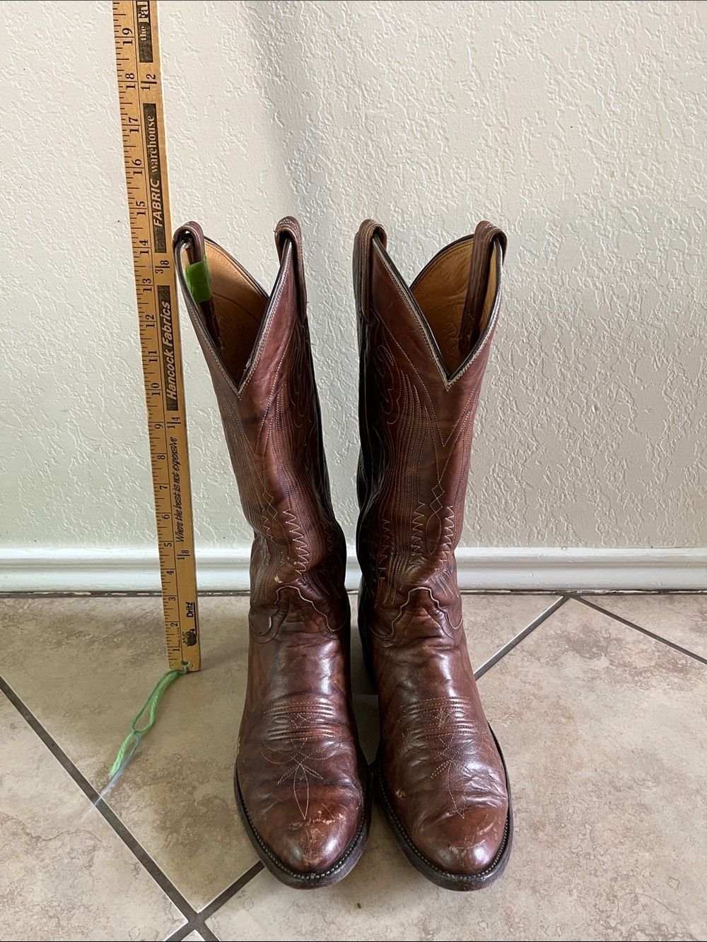 Tony Lama Boots 7 1/2 D Brown